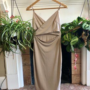 Beige/Cream/Stone Coloured Bodycon Dress